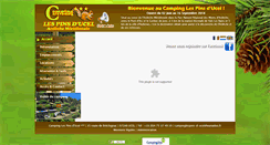 Desktop Screenshot of campinglespinsducel.com