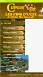 Mobile Screenshot of campinglespinsducel.com